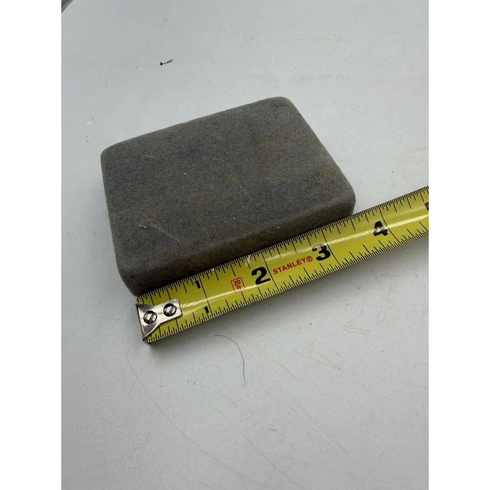 Vintage Christian Dior Gray Velvet Presentation Box W/Gold Trim 3.75